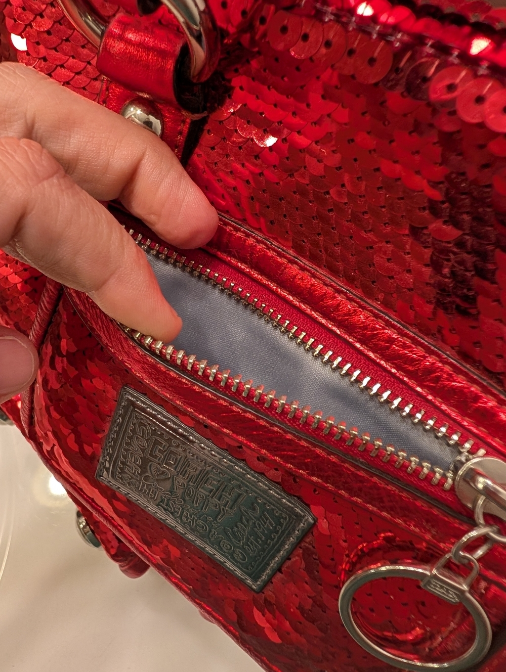 🥰 Vintage Y2K Rare Coach Poppy Spotlight Limited Edition #13821 Crossbody Bag ❤ - Picture 12 of 16